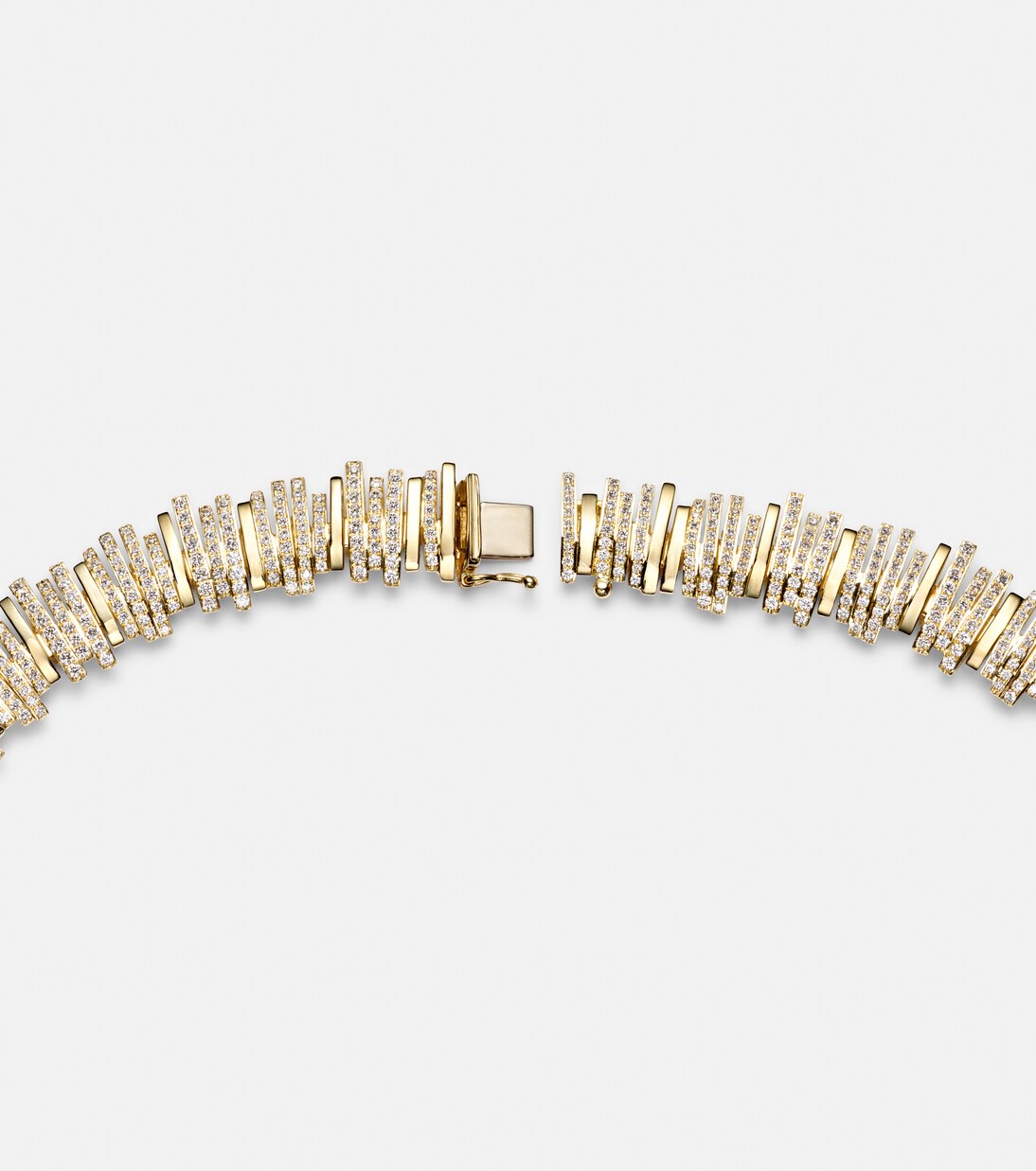 Halskette aus 18kt Gelbgold (750/1000) mit Diamanten | Suzanne Kalan