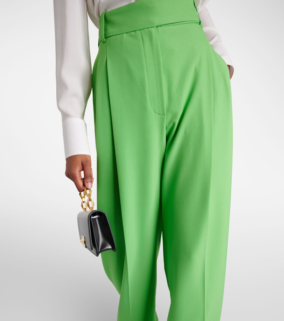 Weite High-Rise-Hose | Alexandre Vauthier