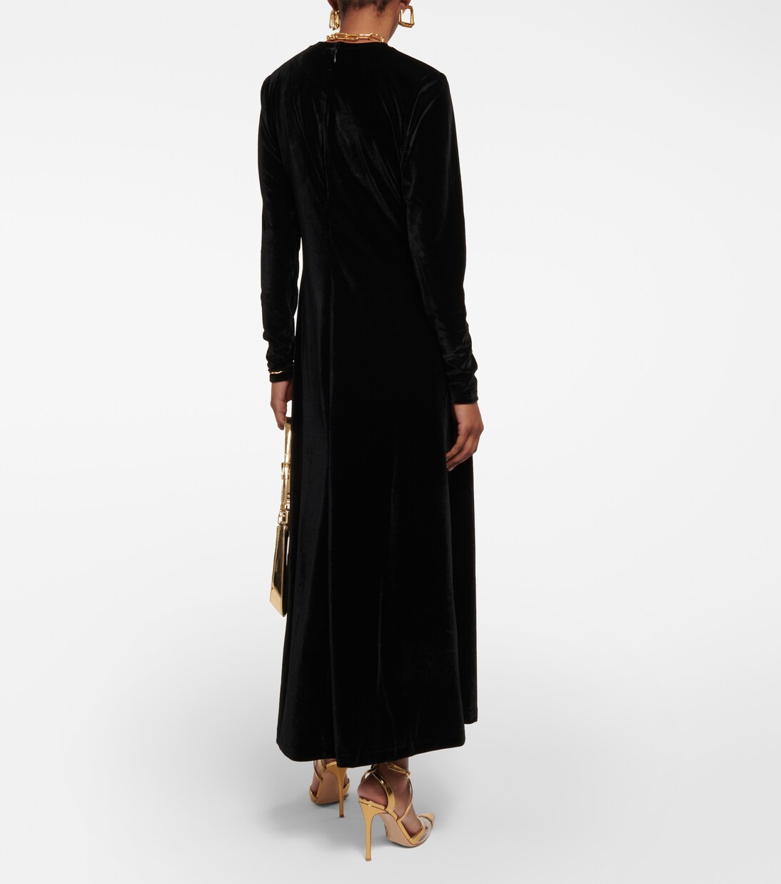 Velvet maxi dress | Polo Ralph Lauren