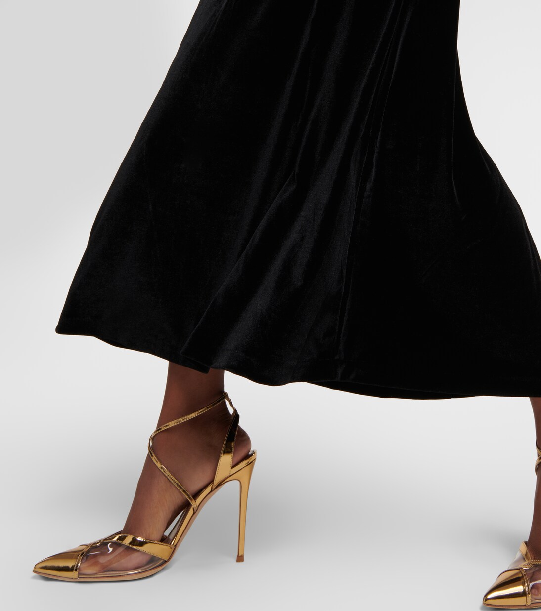 Velvet maxi dress | Polo Ralph Lauren