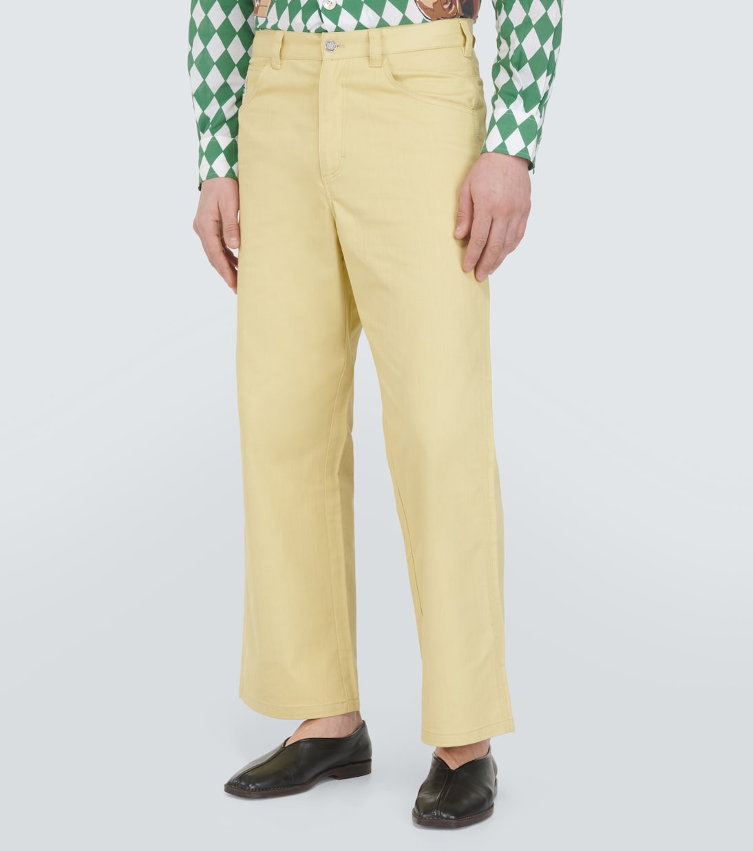 Weite Hose Brook aus Baumwoll-Canvas | Bode