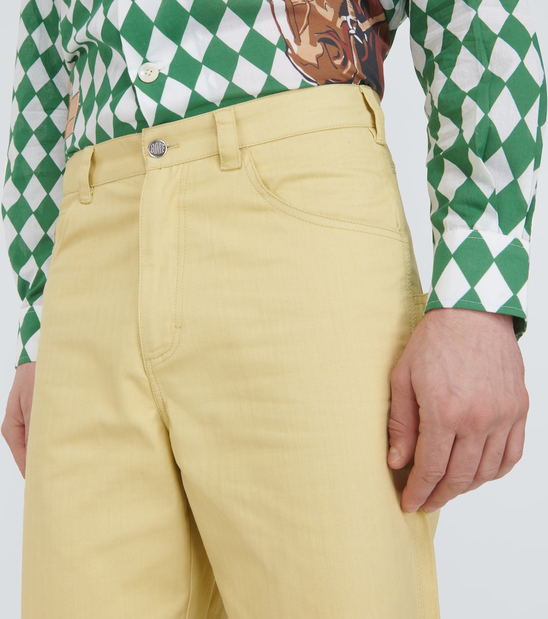 Weite Hose Brook aus Baumwoll-Canvas | Bode