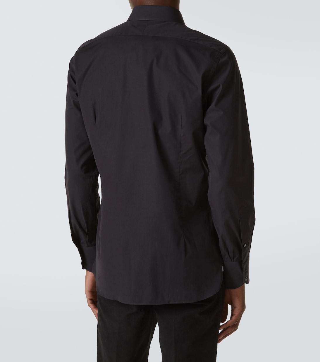 Cotton poplin tuxedo shirt | Tom Ford