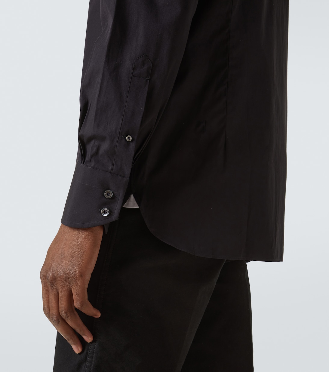 Cotton poplin tuxedo shirt | Tom Ford