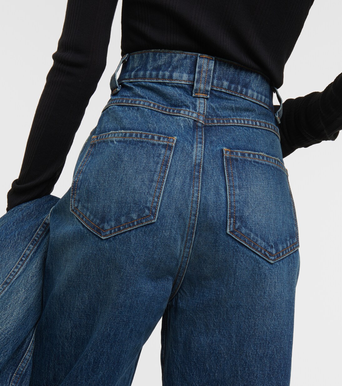 High-Rise Straight Jeans Albi | Khaite