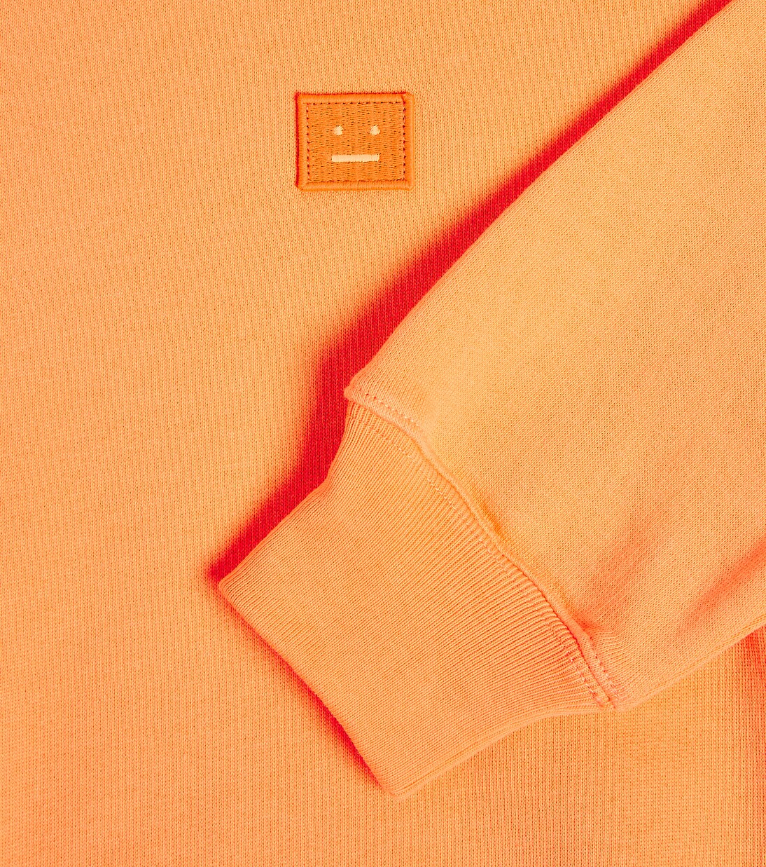 Face Logo cotton jersey sweatshirt | Acne Studios Kids