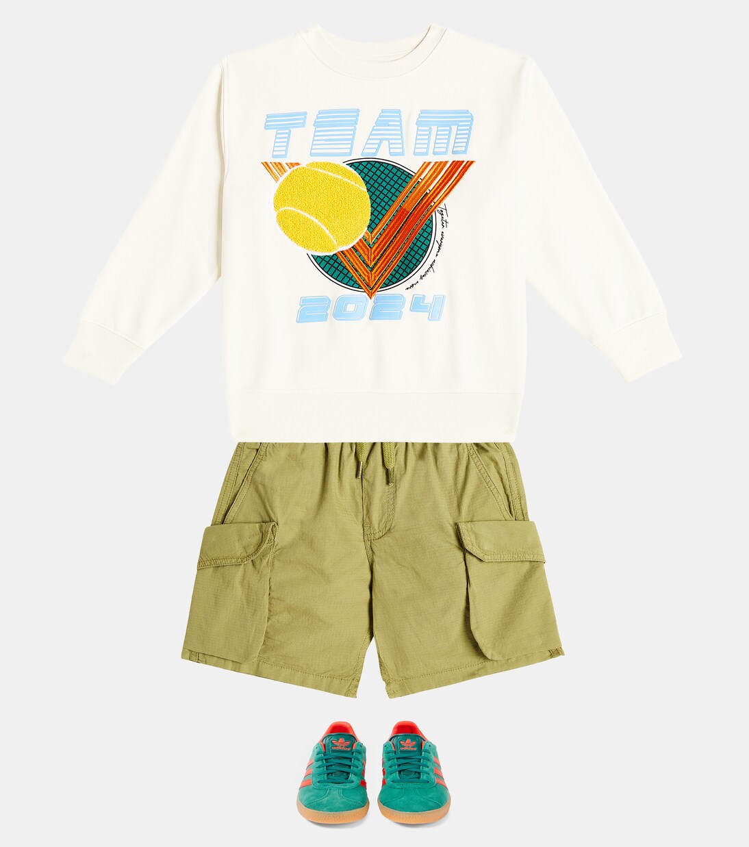 Memphis printed cotton-blend sweatshirt | Molo