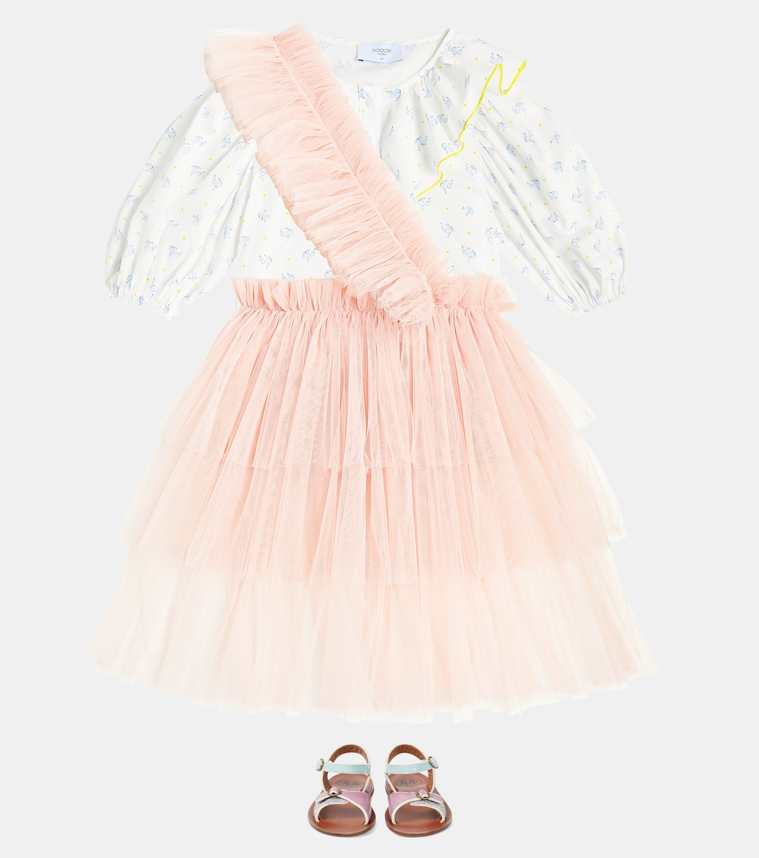 Gonna Lotus in tulle | Paade Mode