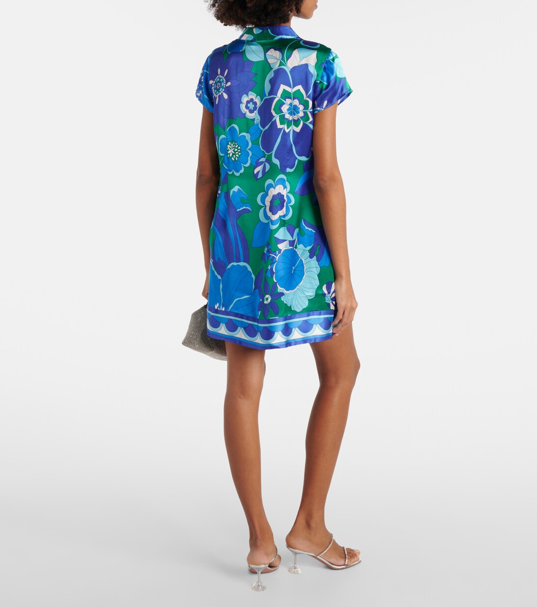 Robe en soie à fleurs | Rixo