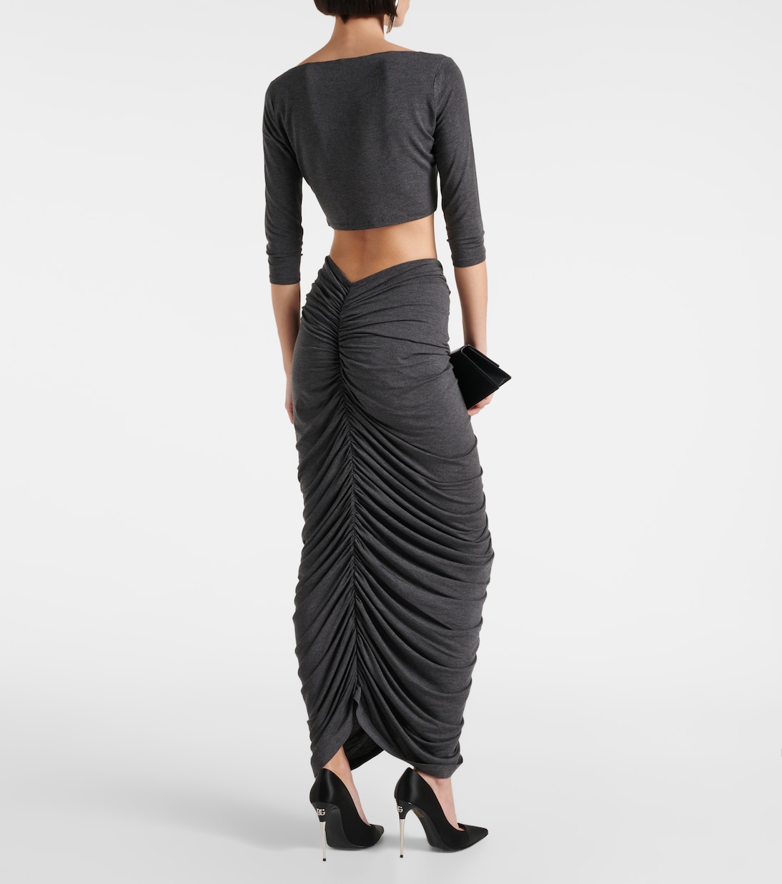 Cropped-Top aus Jersey | Norma Kamali