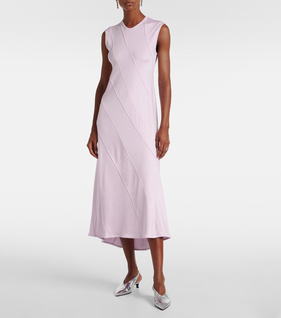 Abito midi in cady | Jil Sander