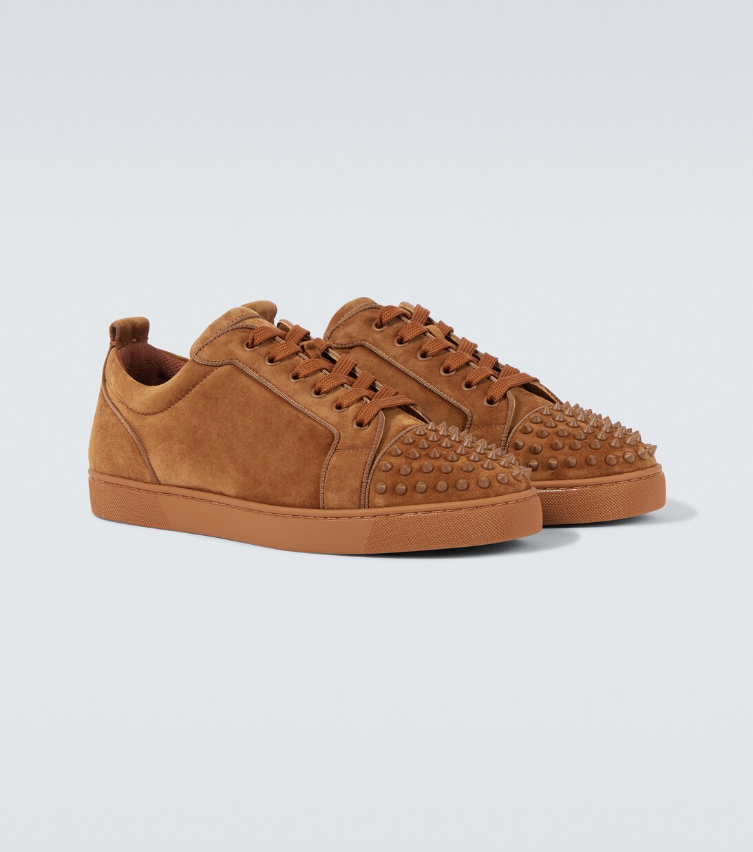 Sneakers Louis Junior Spikes aus Veloursleder | Christian Louboutin