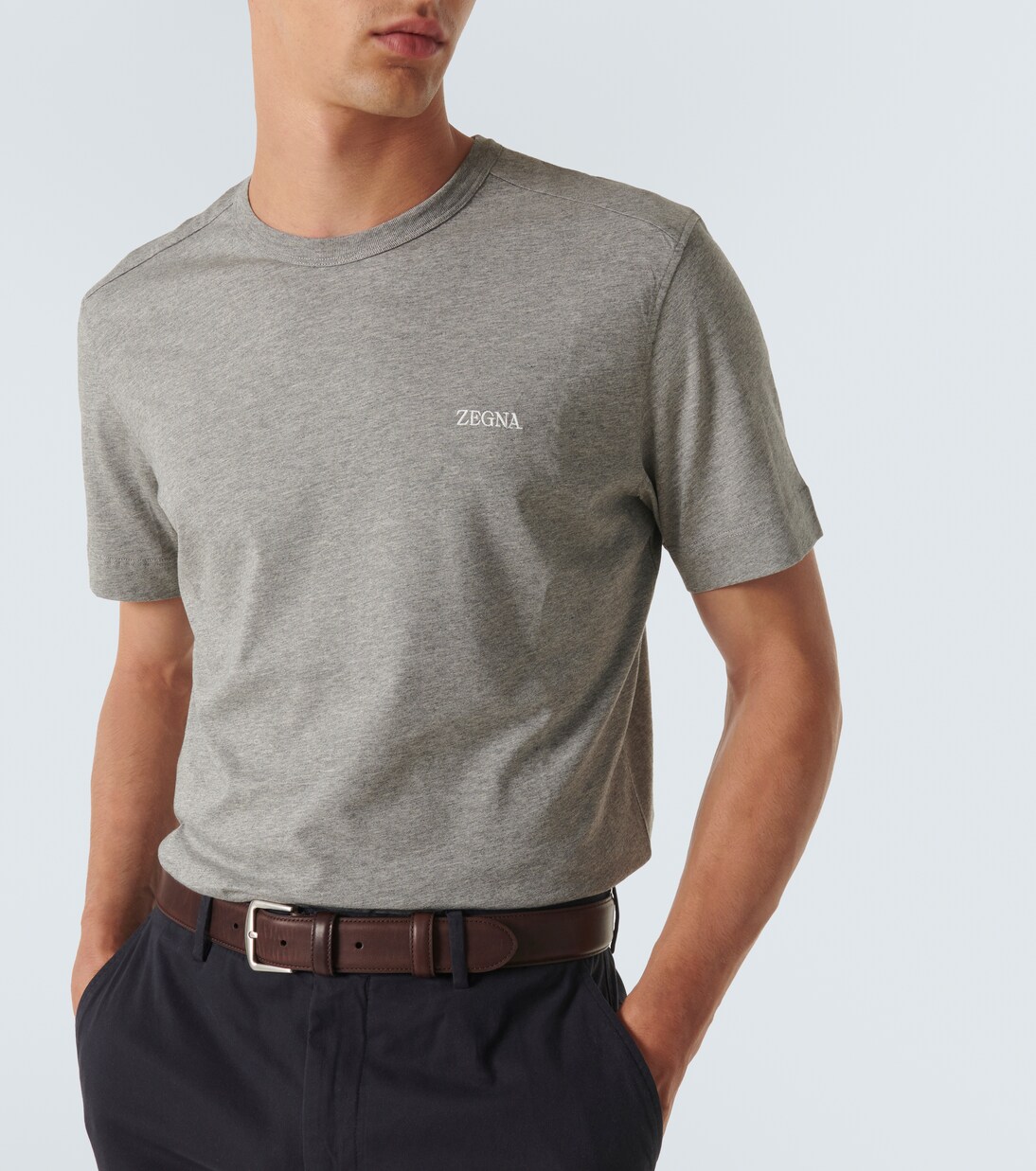 T-Shirt aus Baumwoll-Jersey | Zegna