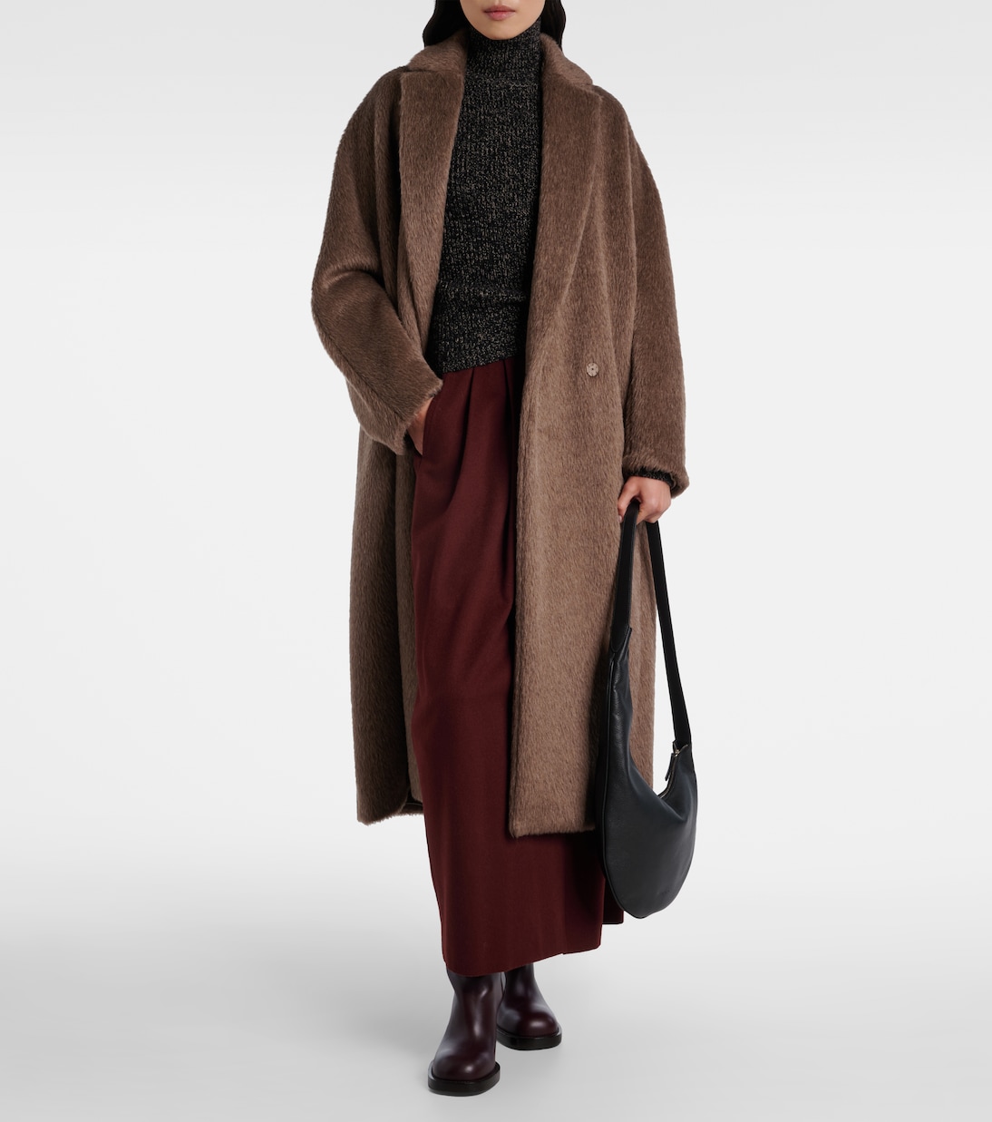 Lune Medium leather tote bag | Aesther Ekme