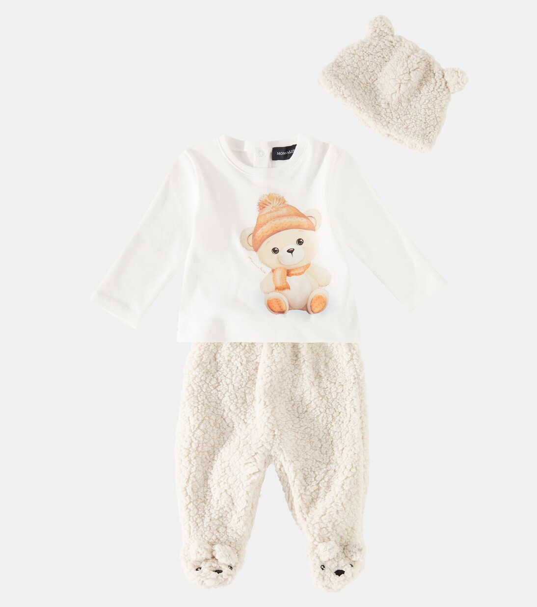 Baby - Top, pantaloni e cappello | Monnalisa