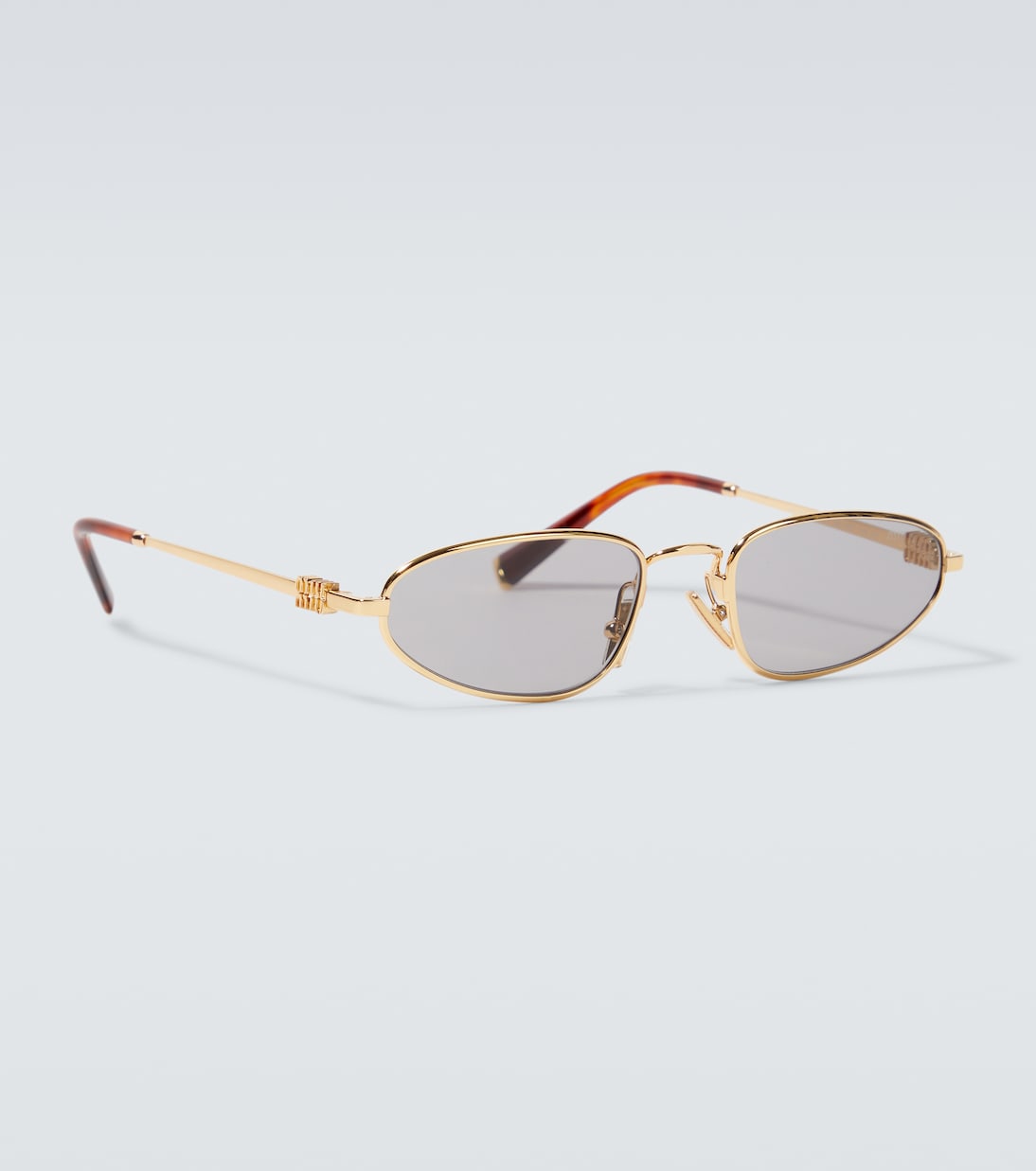 Miu Miu Logo oval sunglasses | Miu Miu