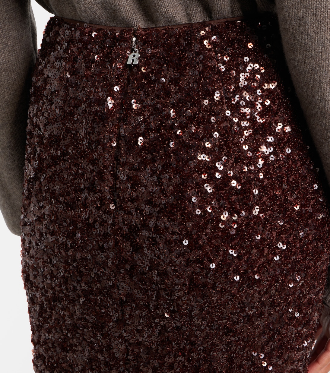 Robe midi à sequins | Rotate