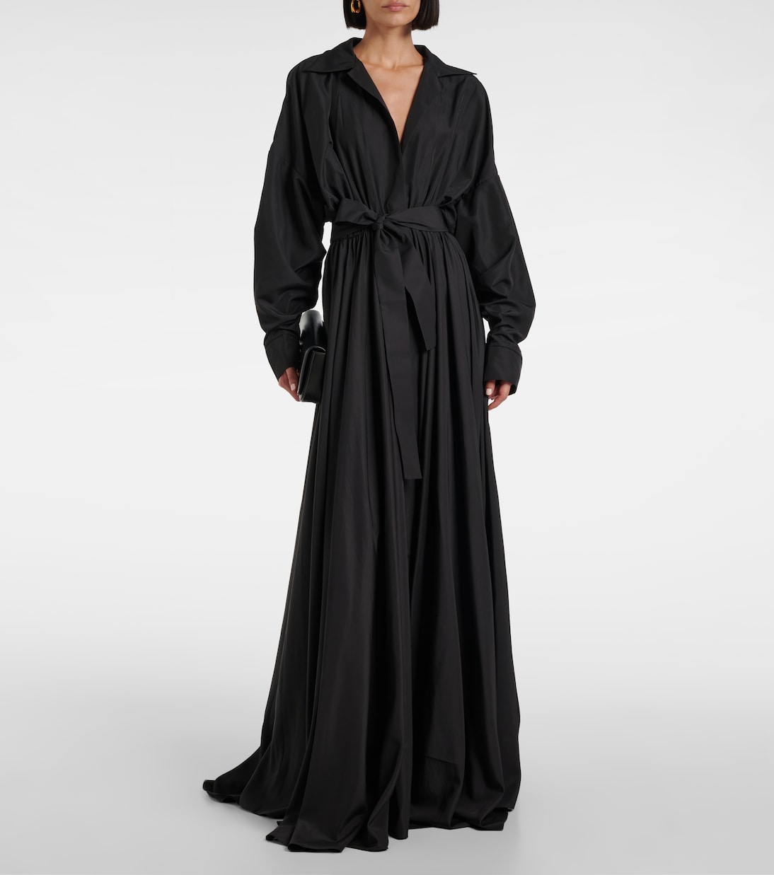 Belted oversized shirt dress | Norma Kamali