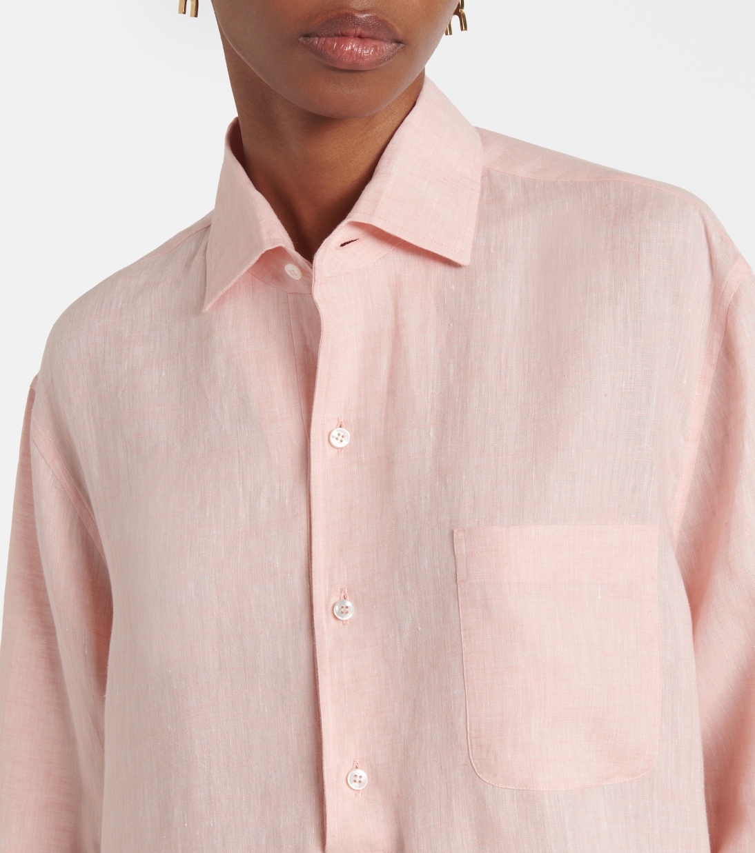 Robe chemise Lora en lin | Loro Piana