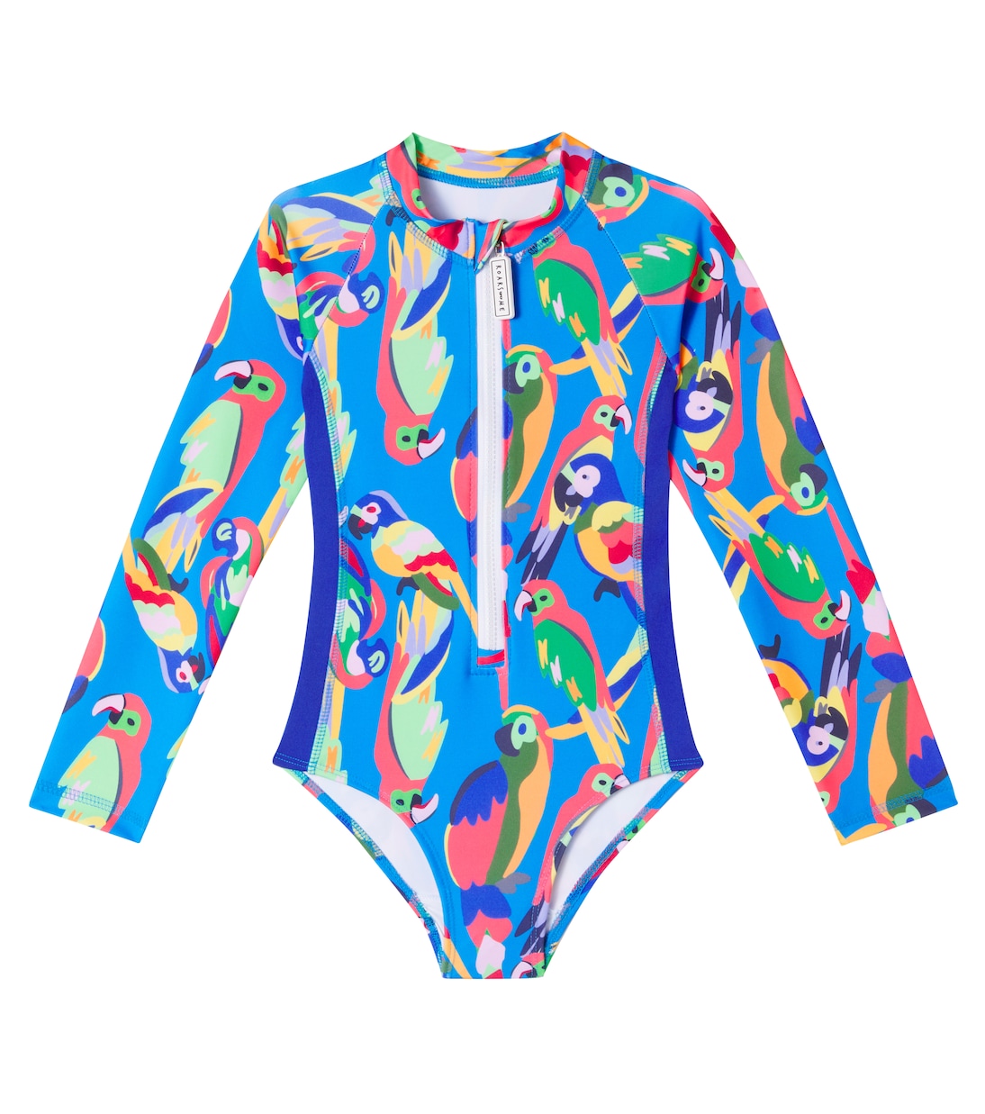 Squawk The Parrot rashguard swimsuit | Roarsome