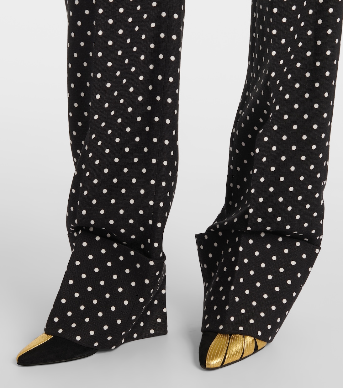 Pantalon droit à pois | Valentino