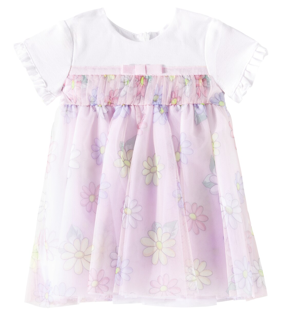 Baby floral tulle dress | Monnalisa