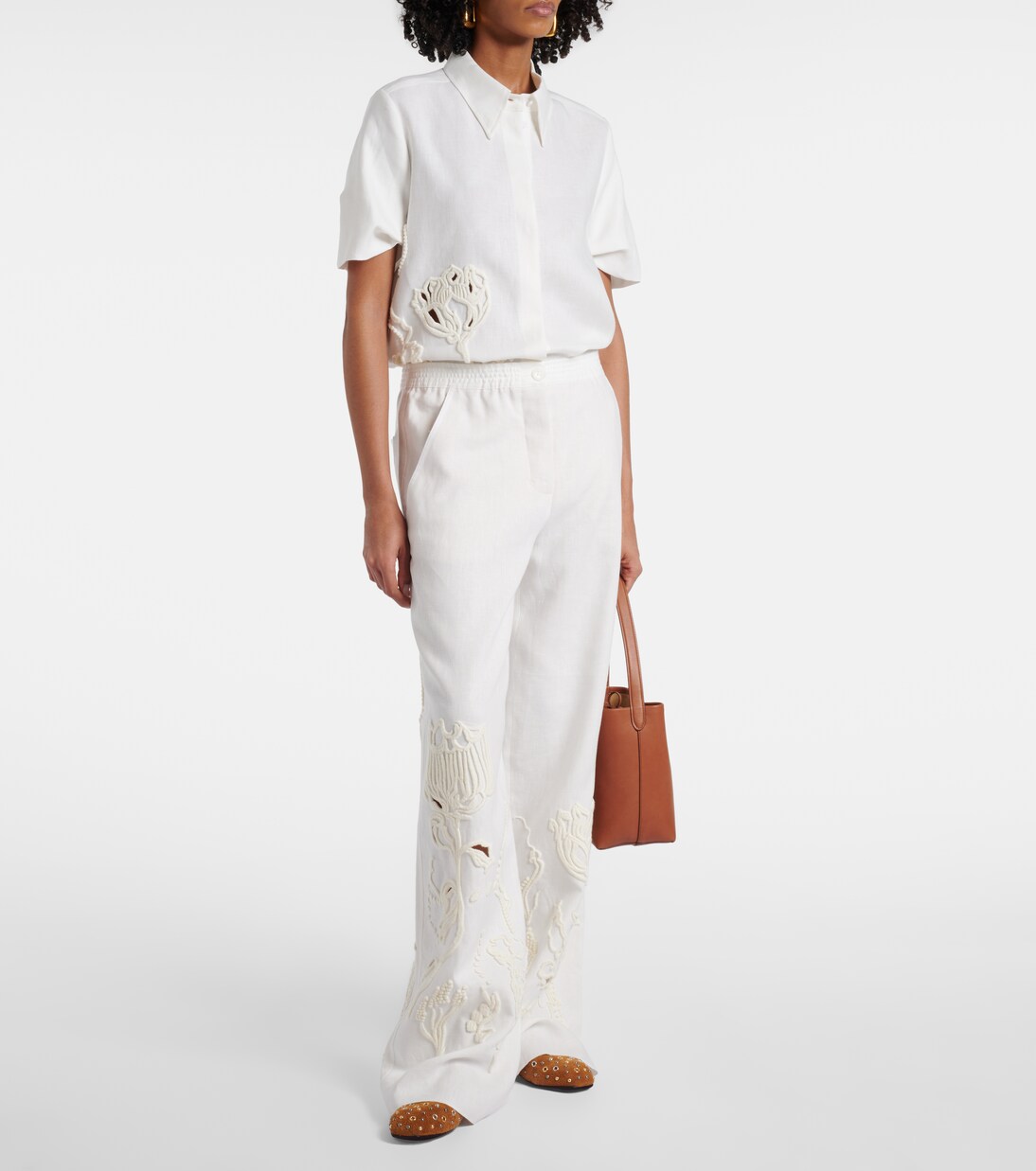 Besticktes Hemd Beauty aus Leinen | Dorothee Schumacher