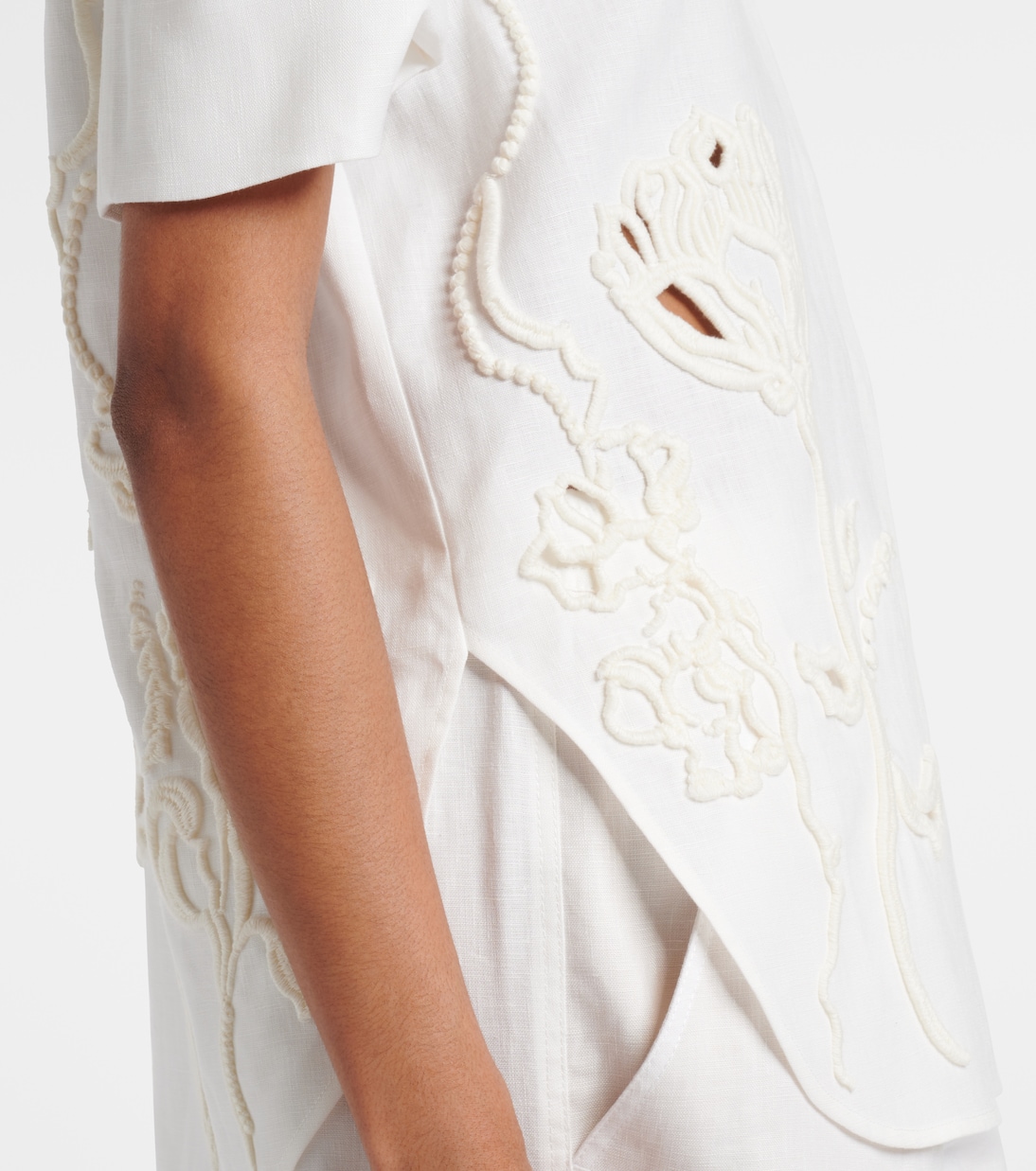 Besticktes Hemd Beauty aus Leinen | Dorothee Schumacher