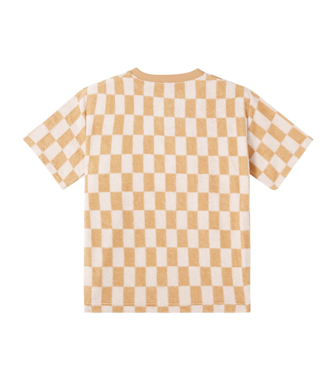 Checked cotton-blend jersey T-shirt | Rylee + Cru
