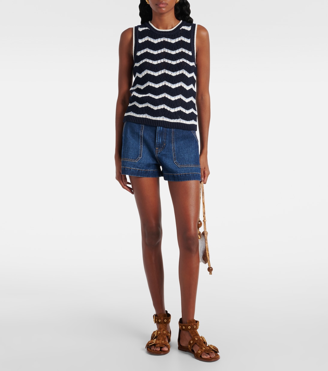 Top Jerrel aus einem Baumwollgemisch | Veronica Beard