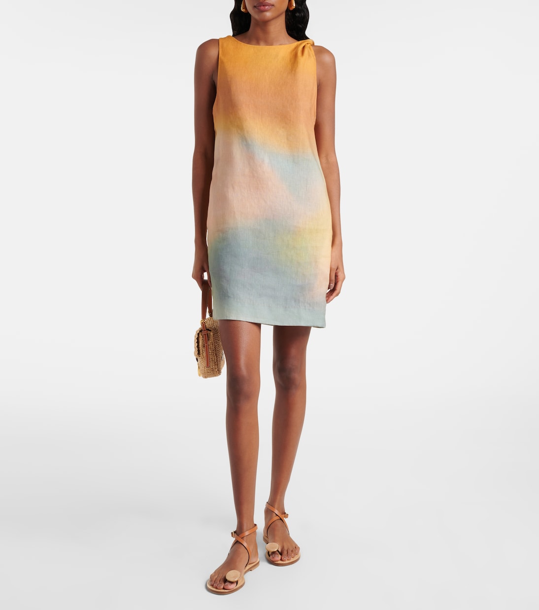 Robe Boa en lin | Staud