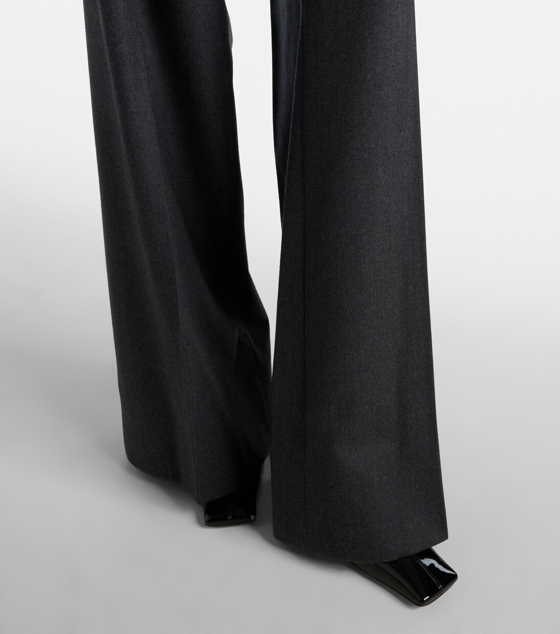 Wool flannel wide-leg pants | Stella McCartney