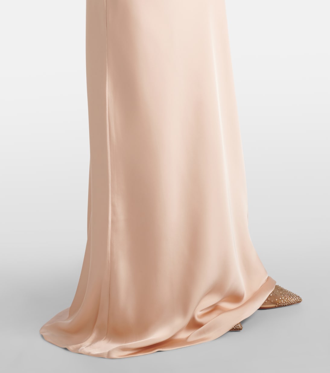 Robe longue en satin | Norma Kamali
