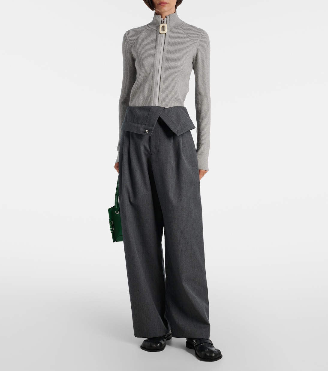 Cardigan brodé en coton mélangé | JW Anderson