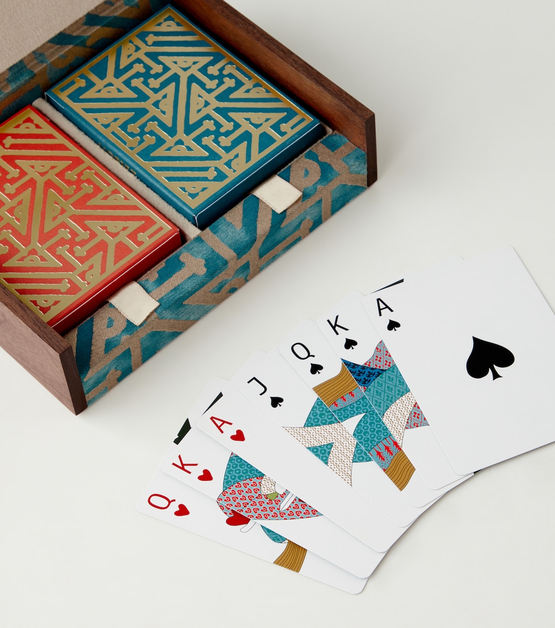 x Fortuny set of two playing card decks | L'Objet