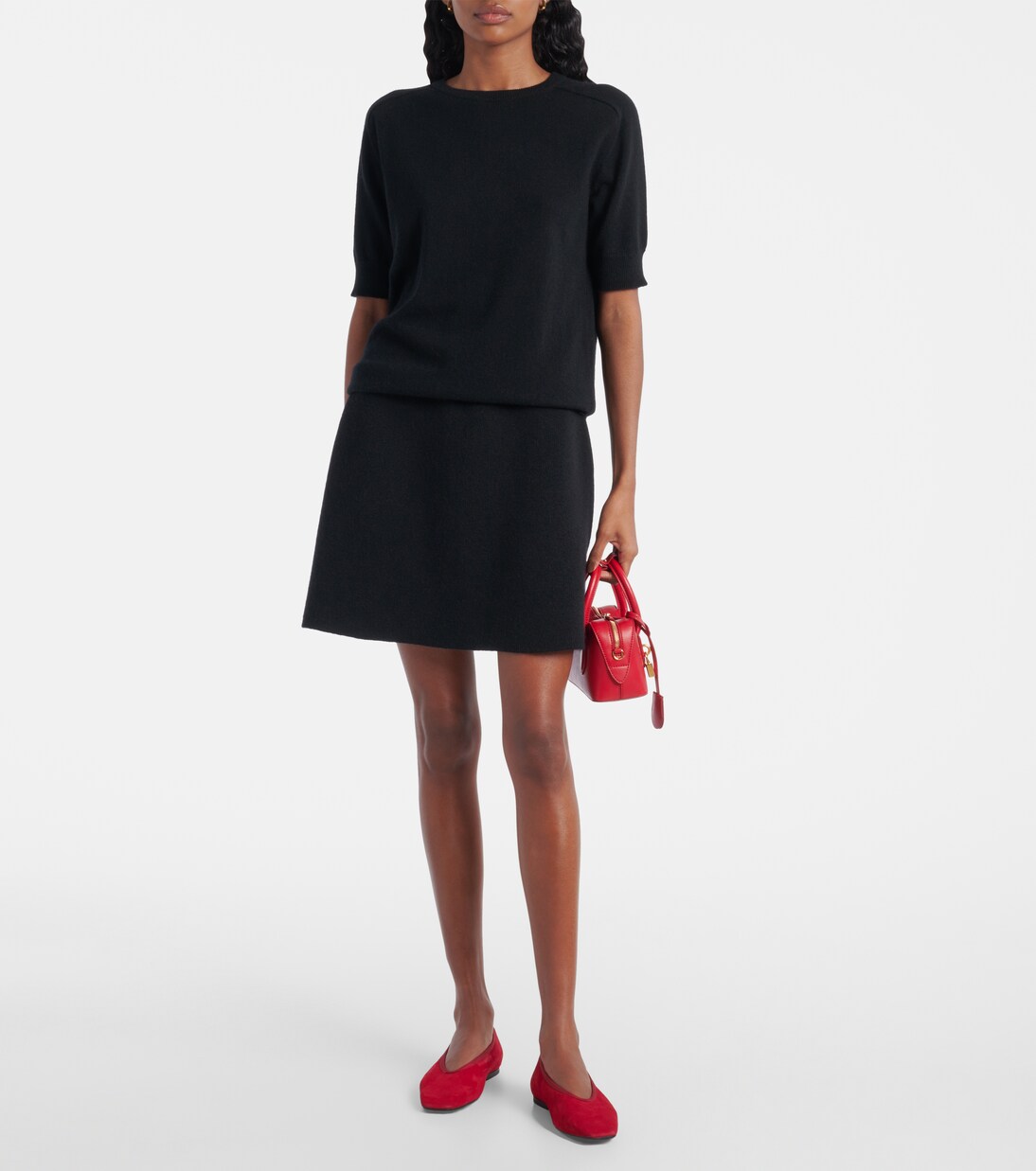 Minirock Clare aus Kaschmir | Lisa Yang