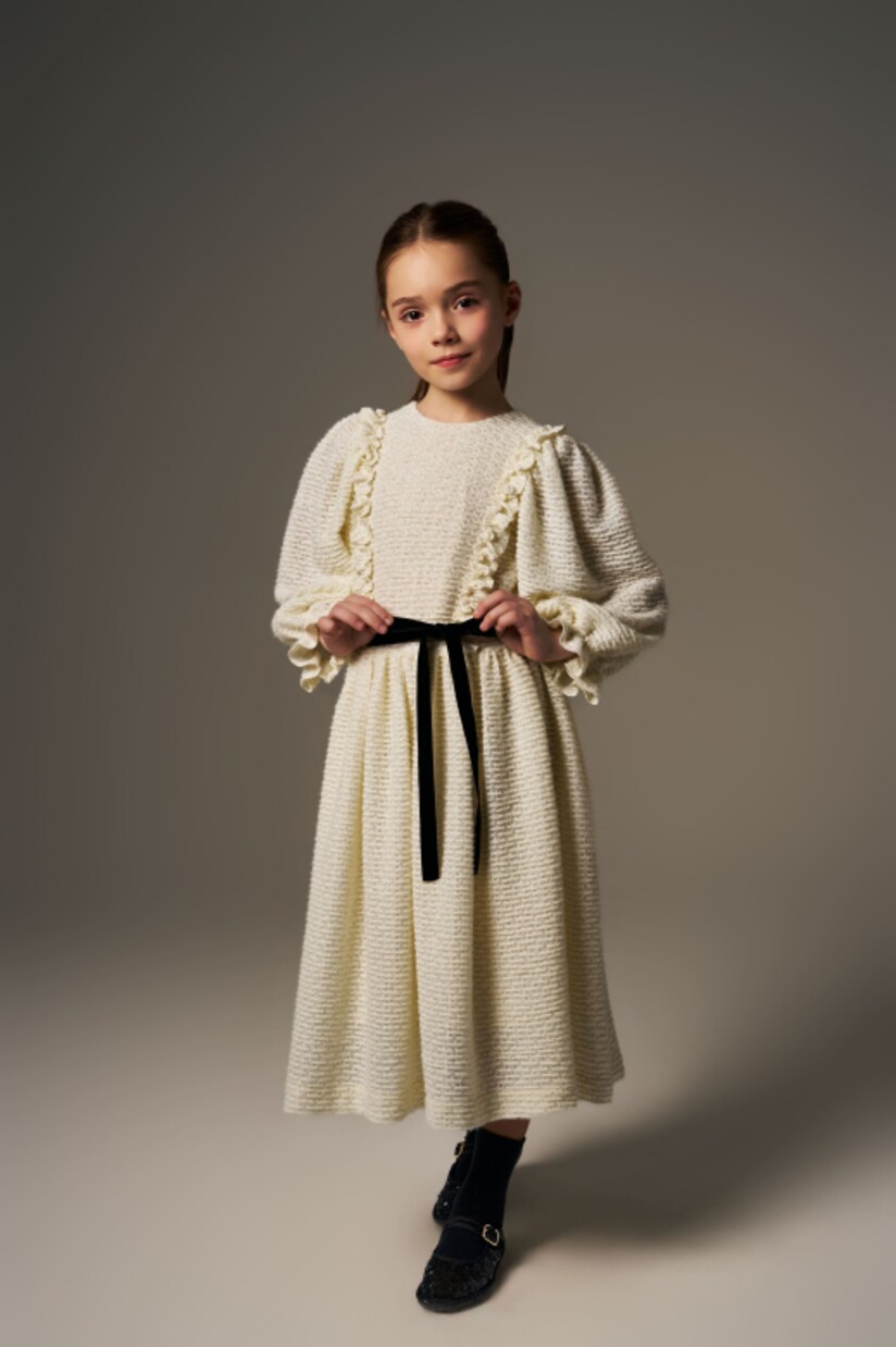 Chalin belted shirred dress | C'era Una Volta