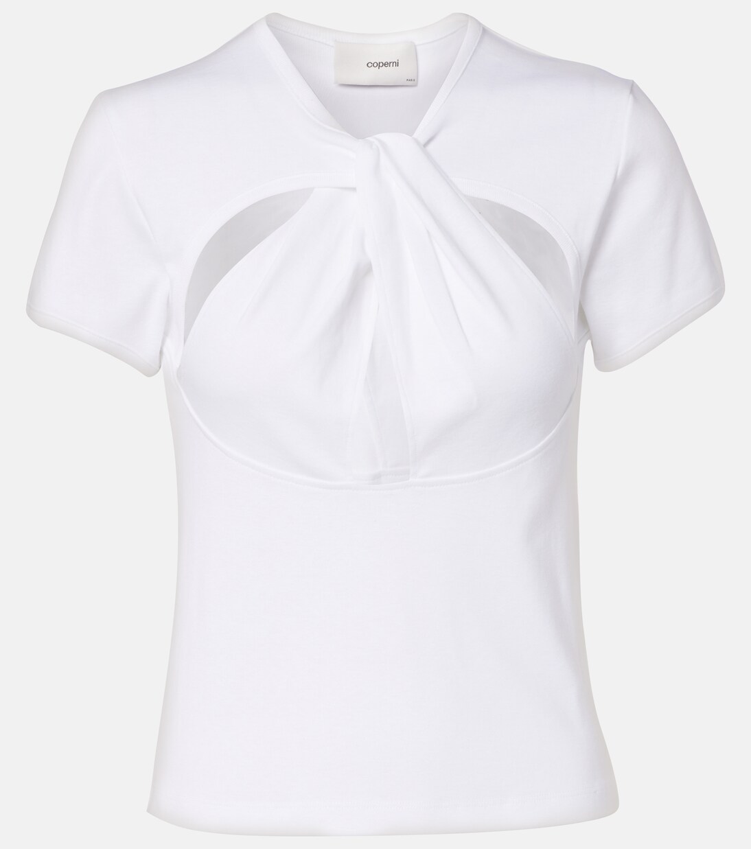 Cutout cotton T-shirt | Coperni
