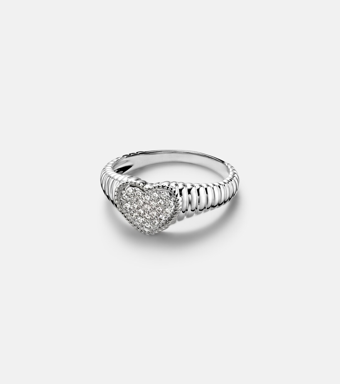 Bague en or blanc 9 ct et diamants | Yvonne Léon