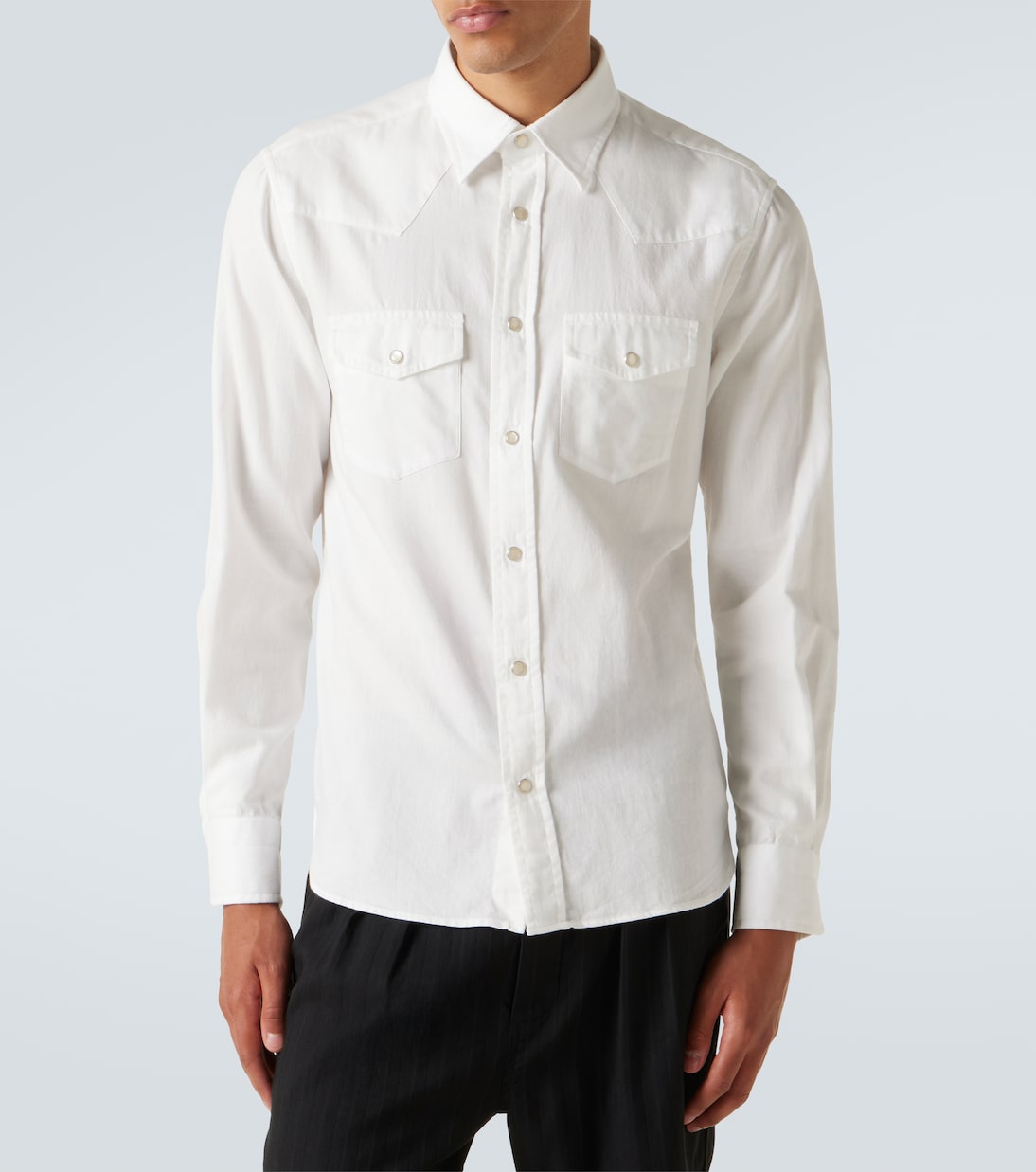 Cotton poplin shirt | Tom Ford