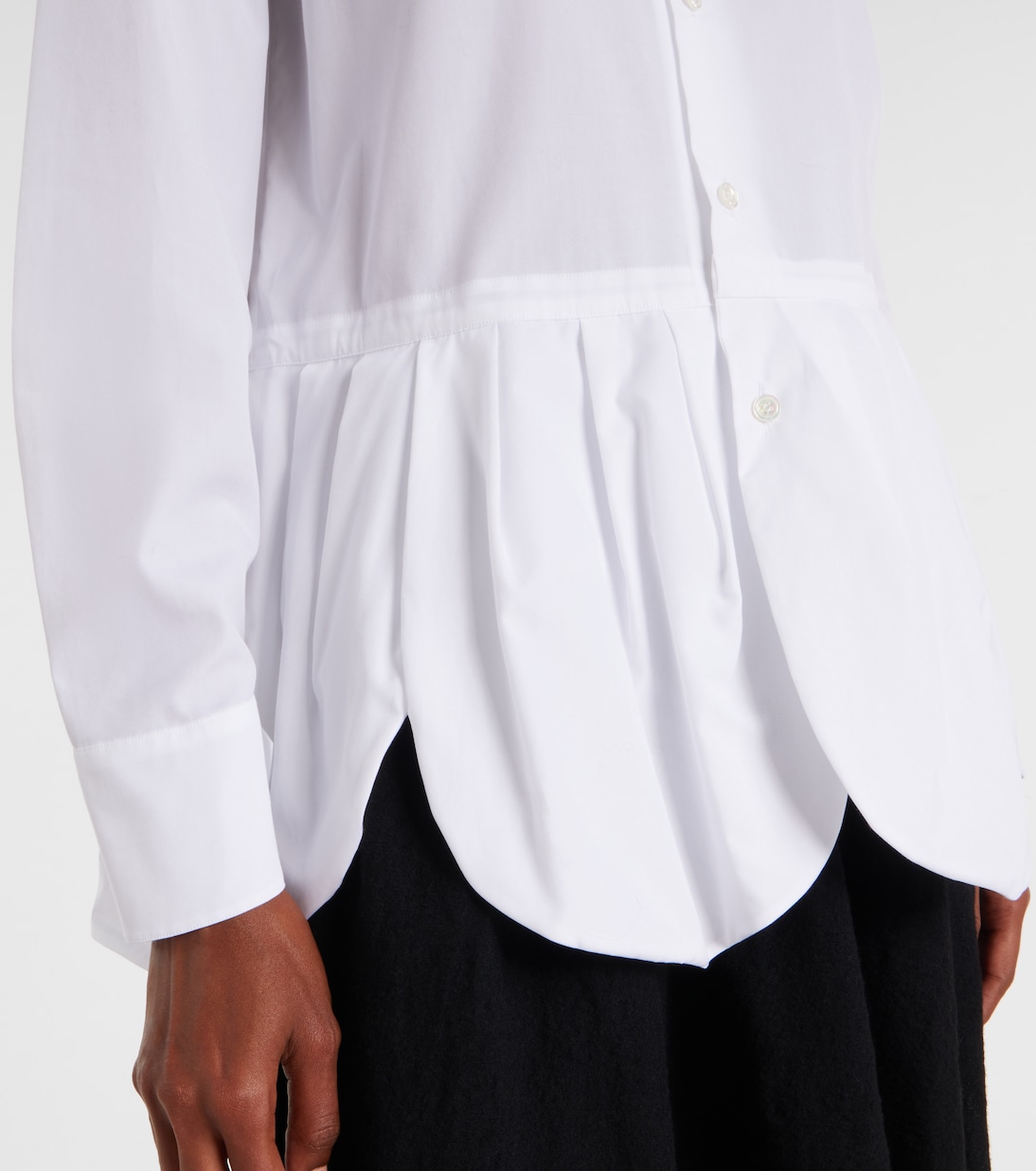 Bluse aus Baumwolle | Noir Kei Ninomiya