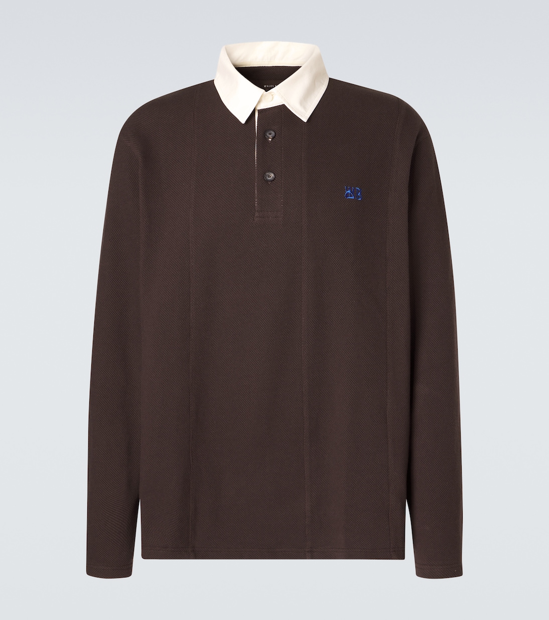 City cotton-blend polo shirt | Wales Bonner