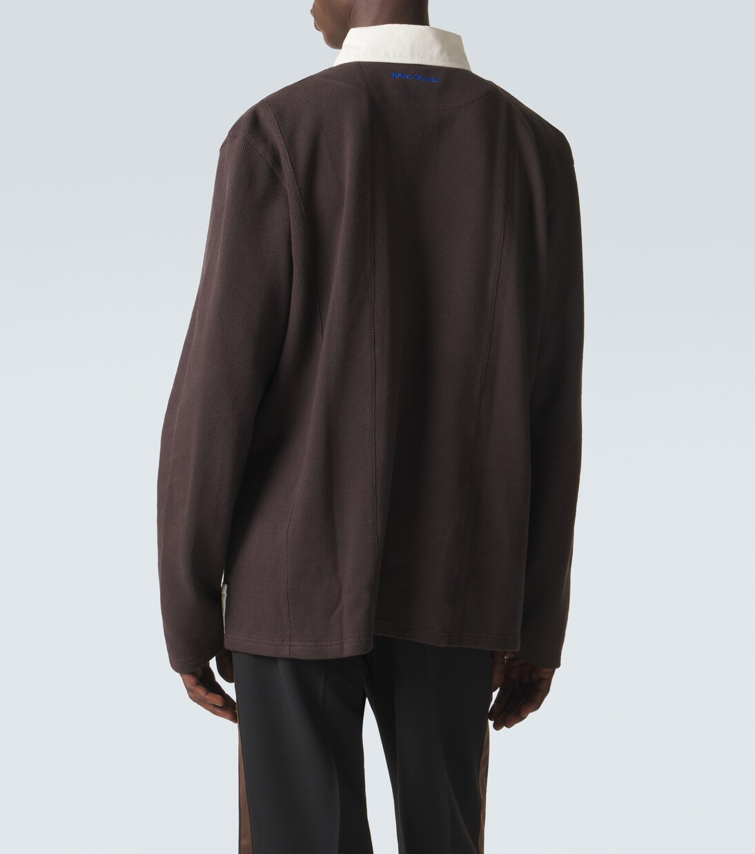 City cotton-blend polo shirt | Wales Bonner