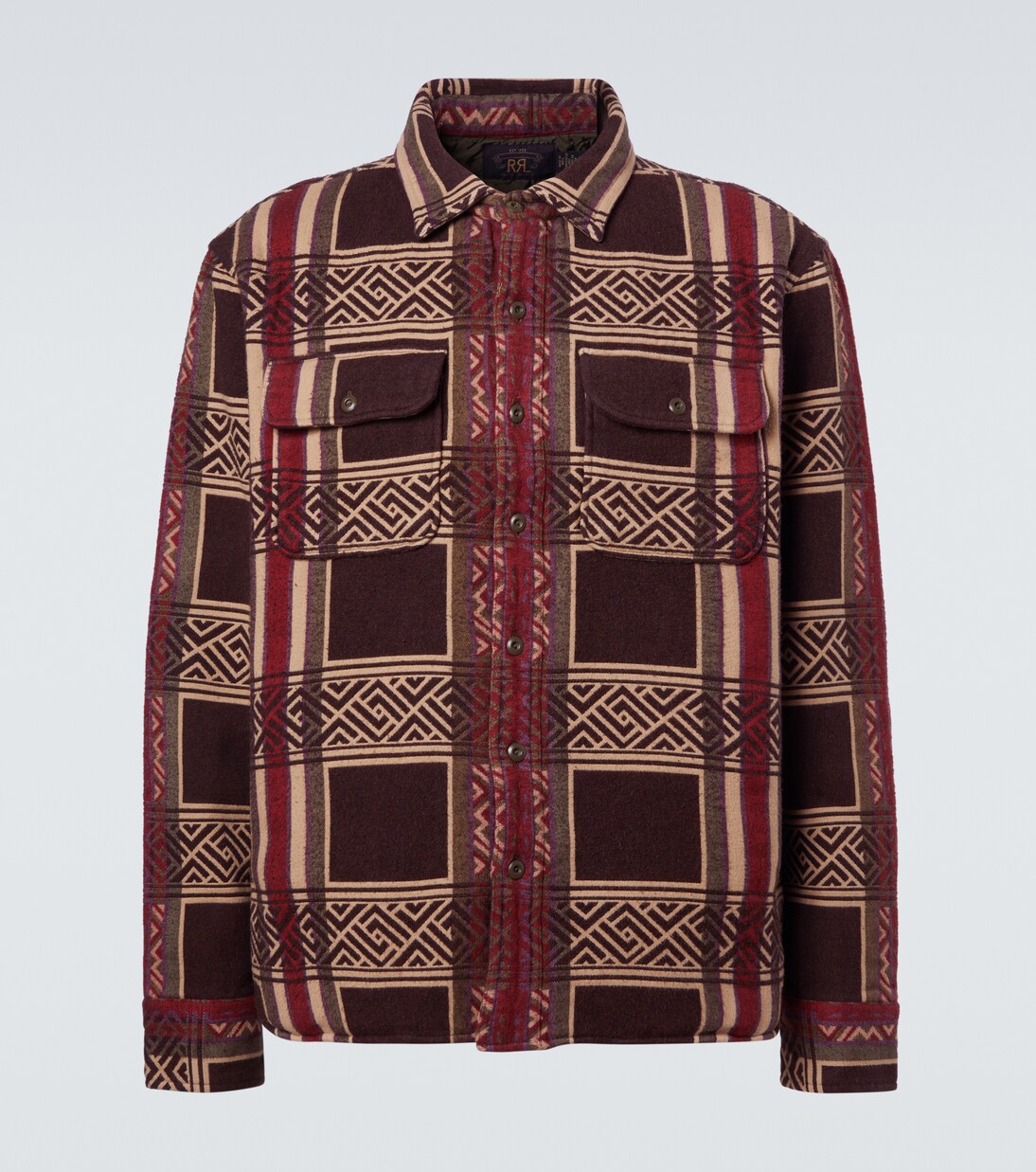 Cotton jacquard overshirt  | RRL