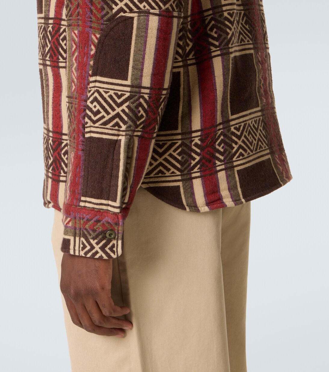 Cotton jacquard overshirt  | RRL