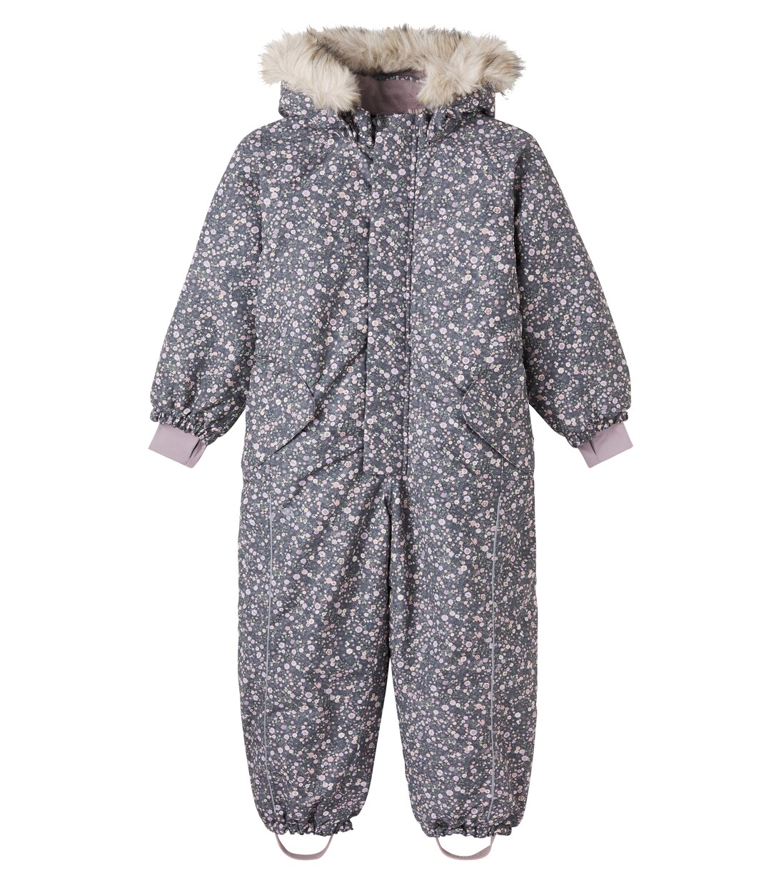 Moe floral snowsuit | Wheat