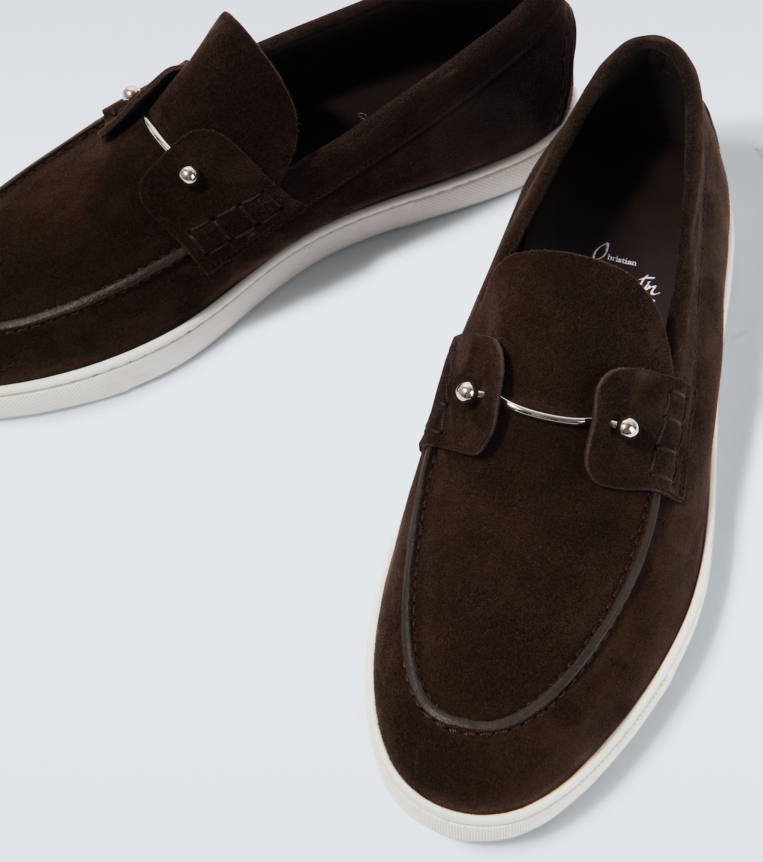 Chambeliboat suede slip-on shoes | Christian Louboutin