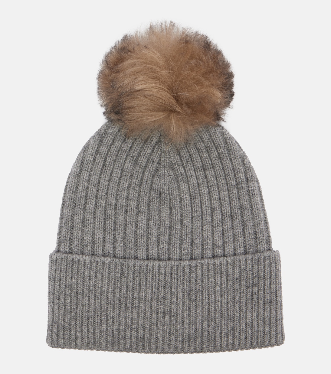 Shearling-trimmed cashmere beanie | Moncler