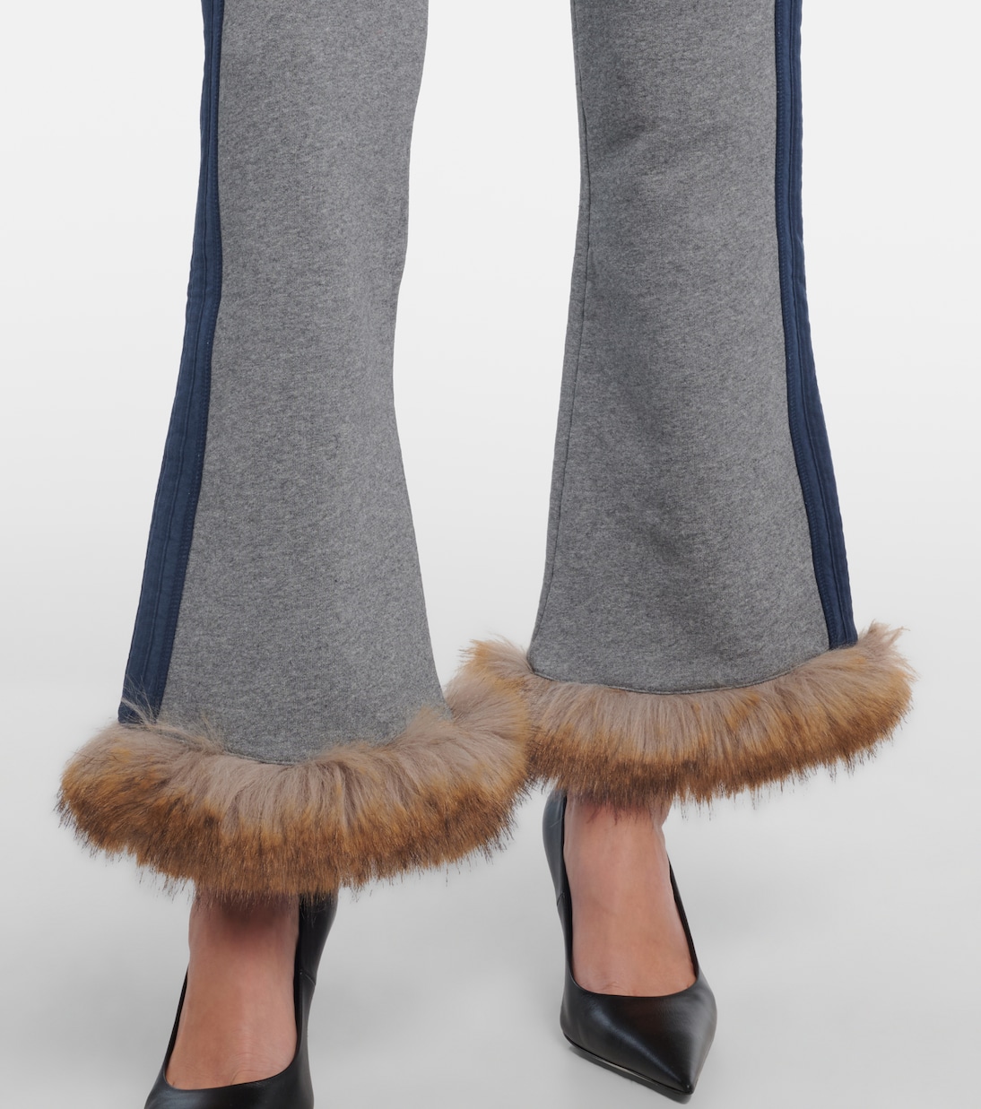 Pantalon capri à taille basse en coton | Balenciaga