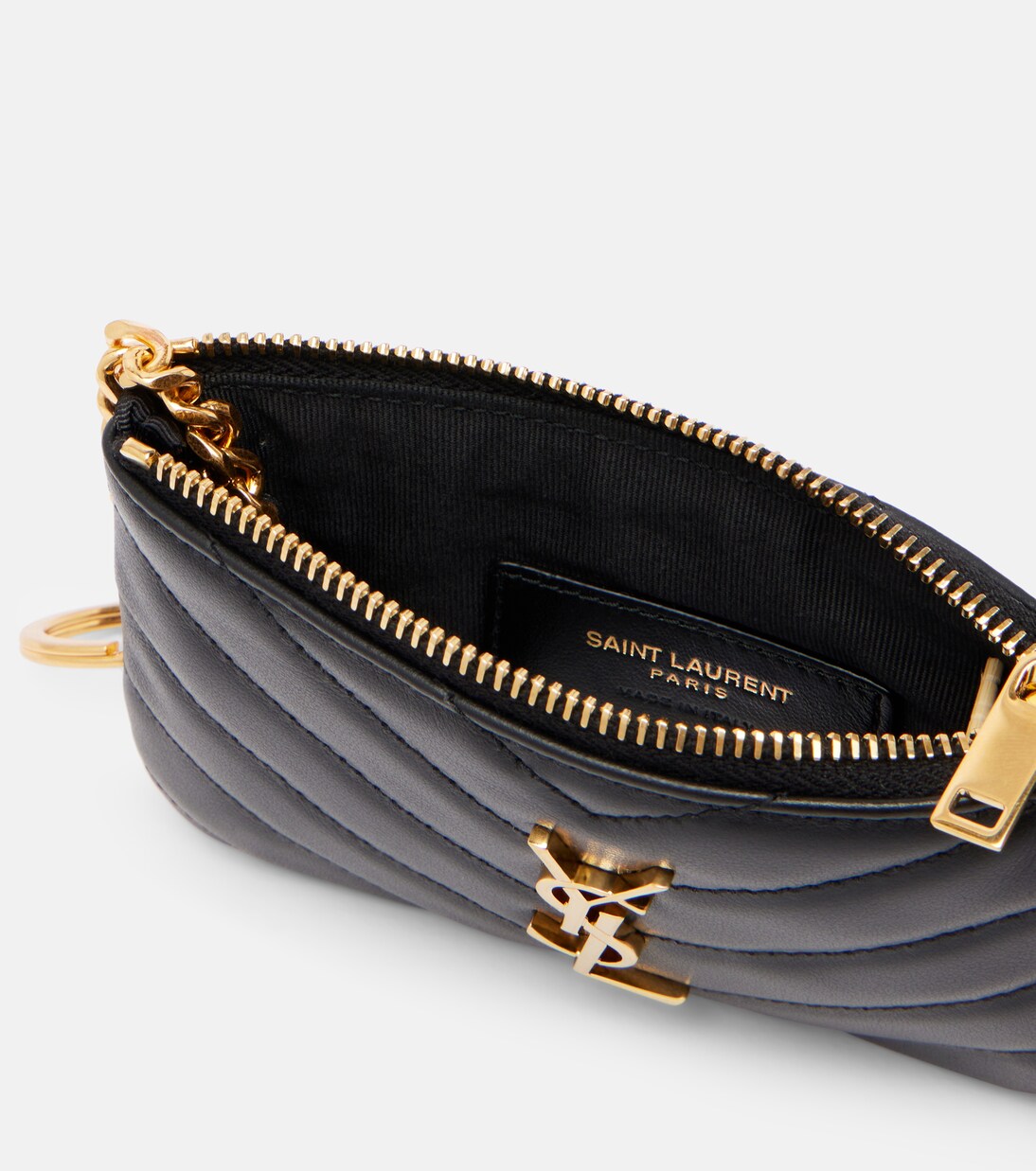 Cassandre matelassé leather pouch | Saint Laurent